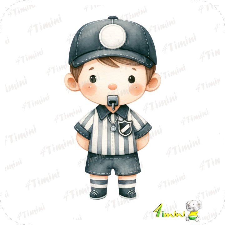 Joueur de hockey - Ensemble de 5 débarbouillettes velours