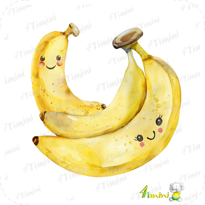 Ensemble de 5 débarbouillettes velours - Fruité