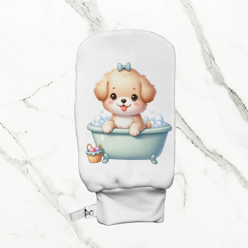 As-tu laver le toutou - Mitaine de bain