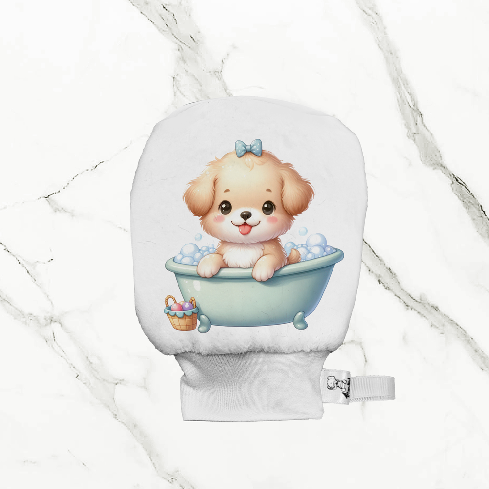 As-tu laver le toutou - Mitaine de bain