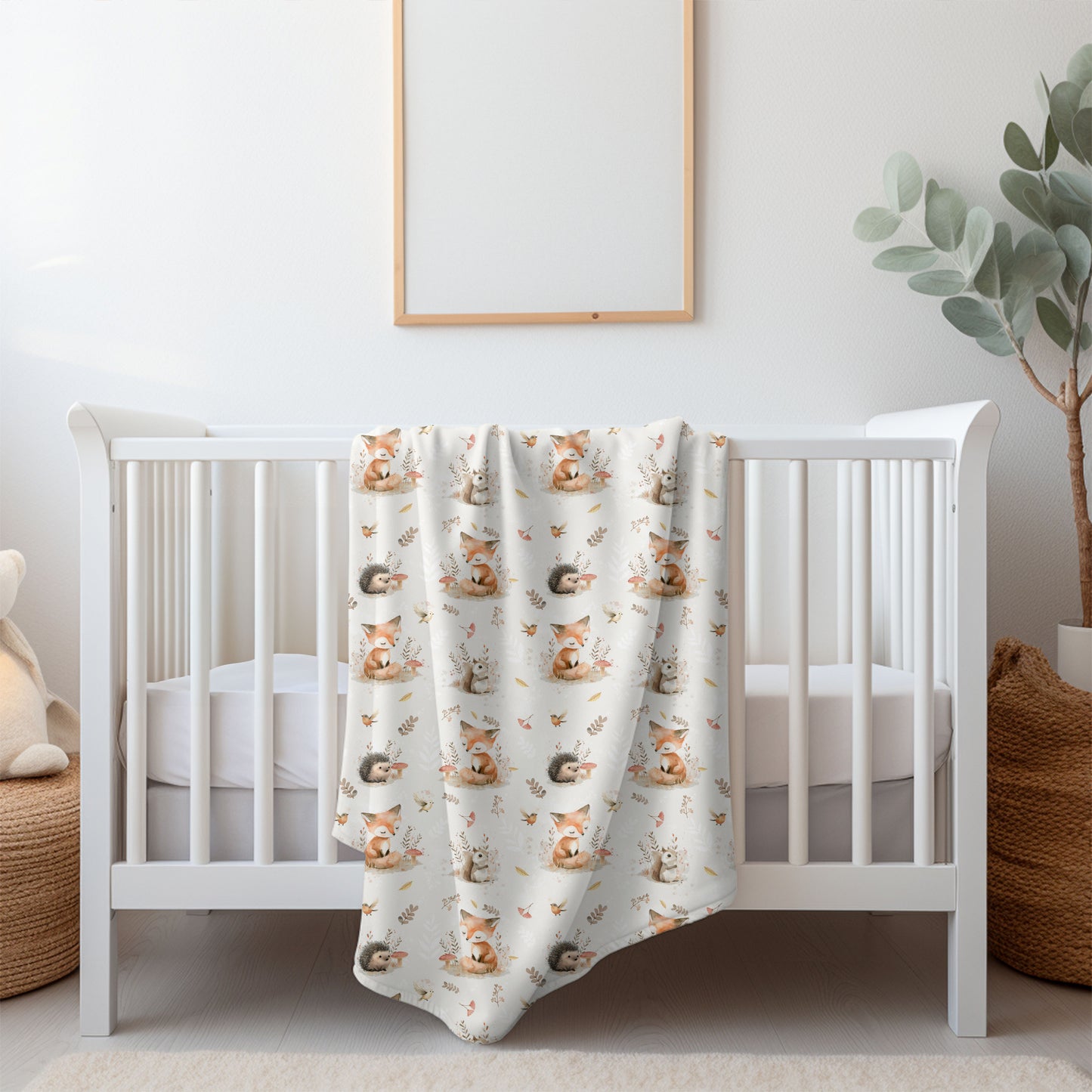 Doudou en minky - Doux renard