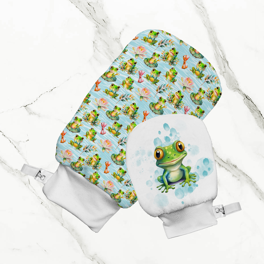 La petite grenouille - Mitaine de bain