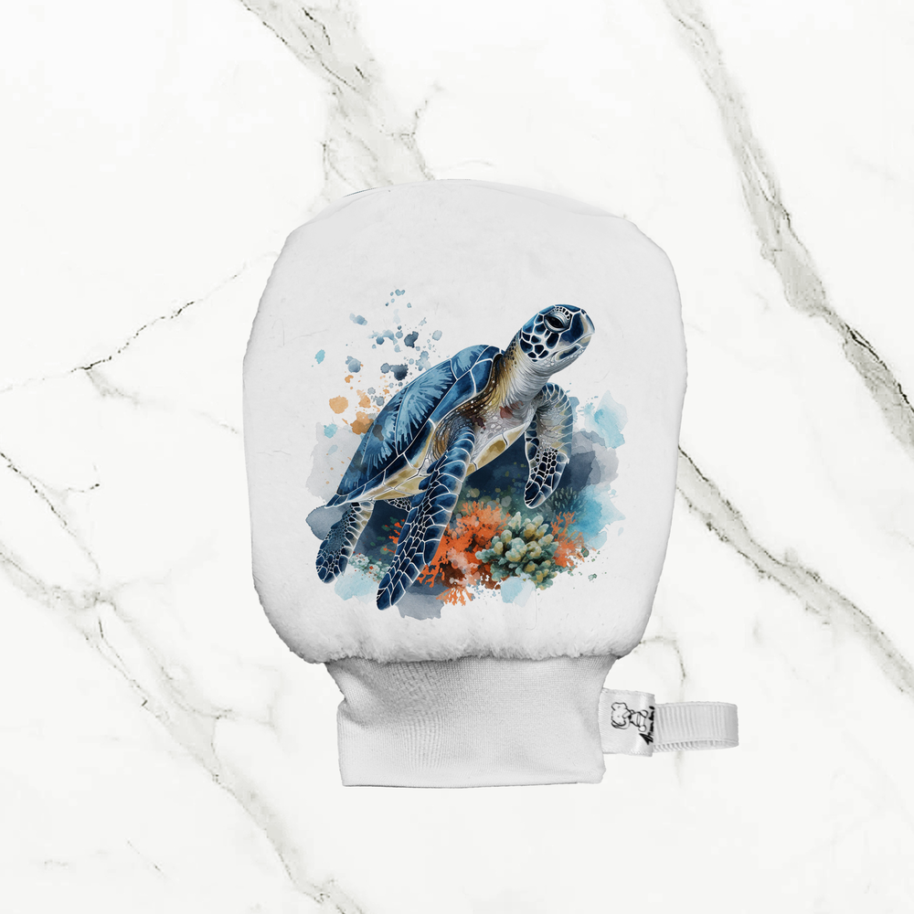 Tortue de mer - Mitaine de bain