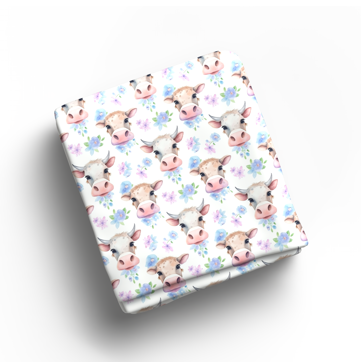 Vache fleuris - Mousseline