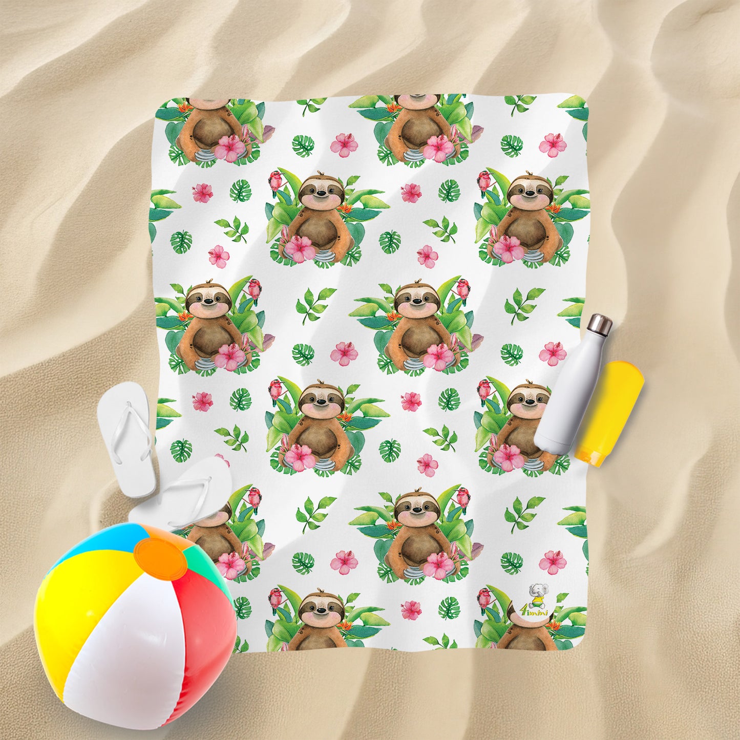 Serviette de plage - Bonheur paresseux