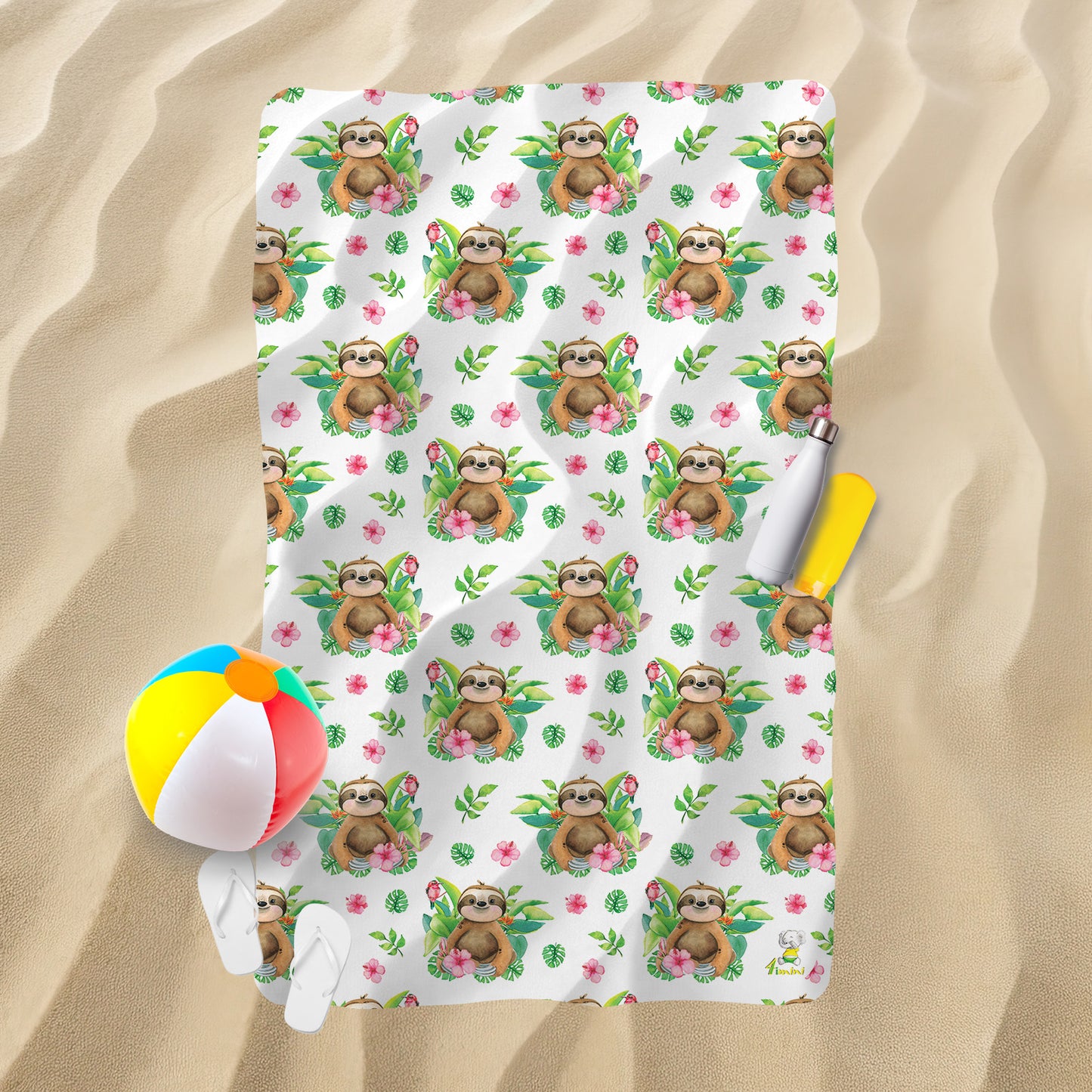 Serviette de plage - Bonheur paresseux