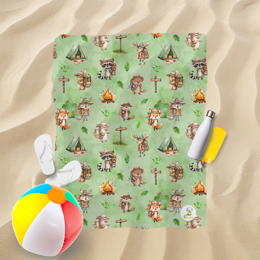 Serviette de plage - Les explorateurs de la forêt