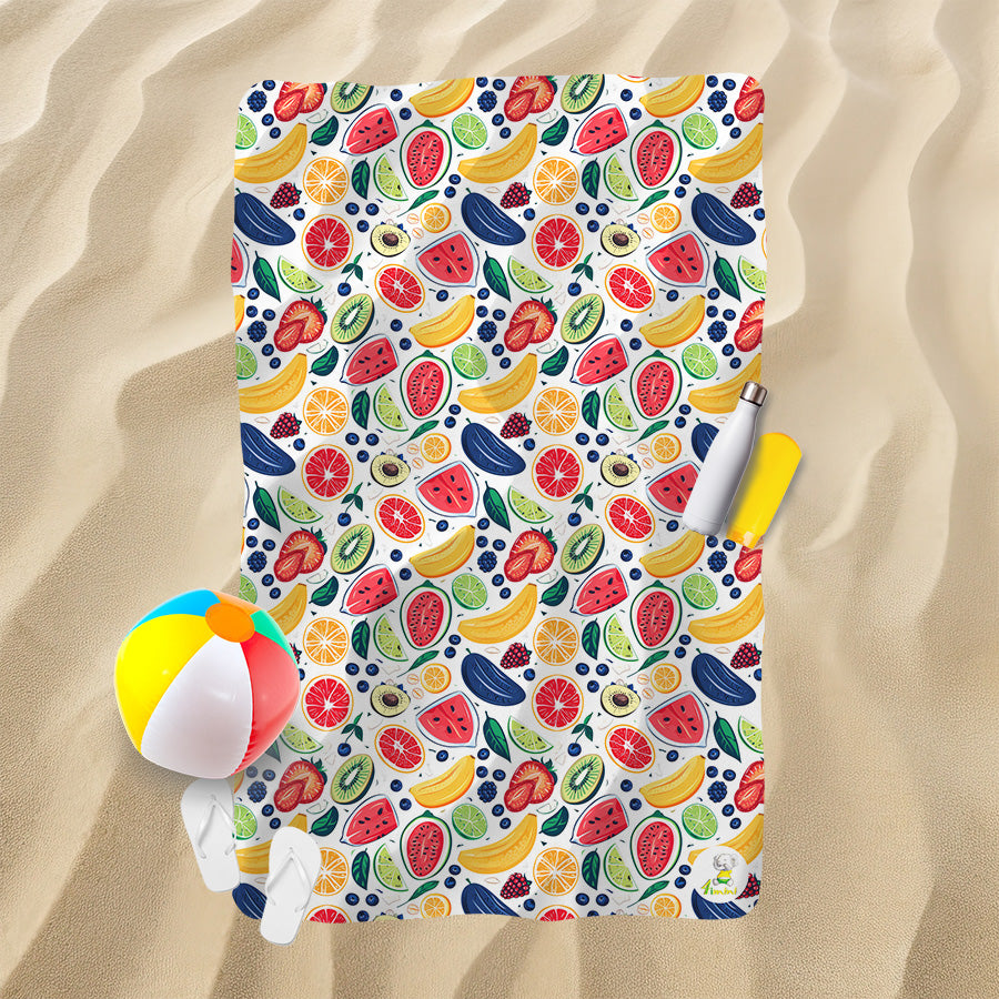 Serviette de plage - Salade de fruits