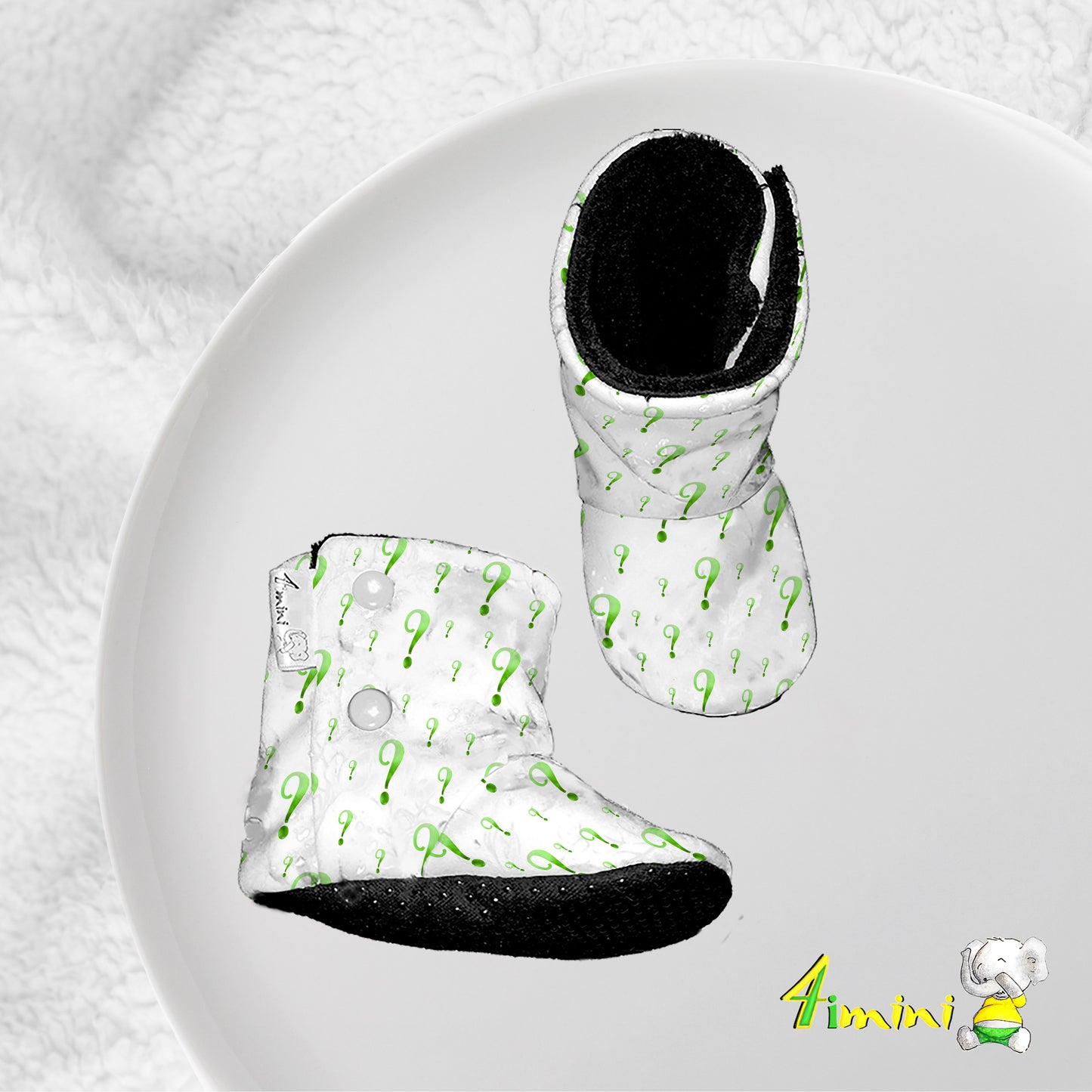 Pantoufles - Motif sur mesure