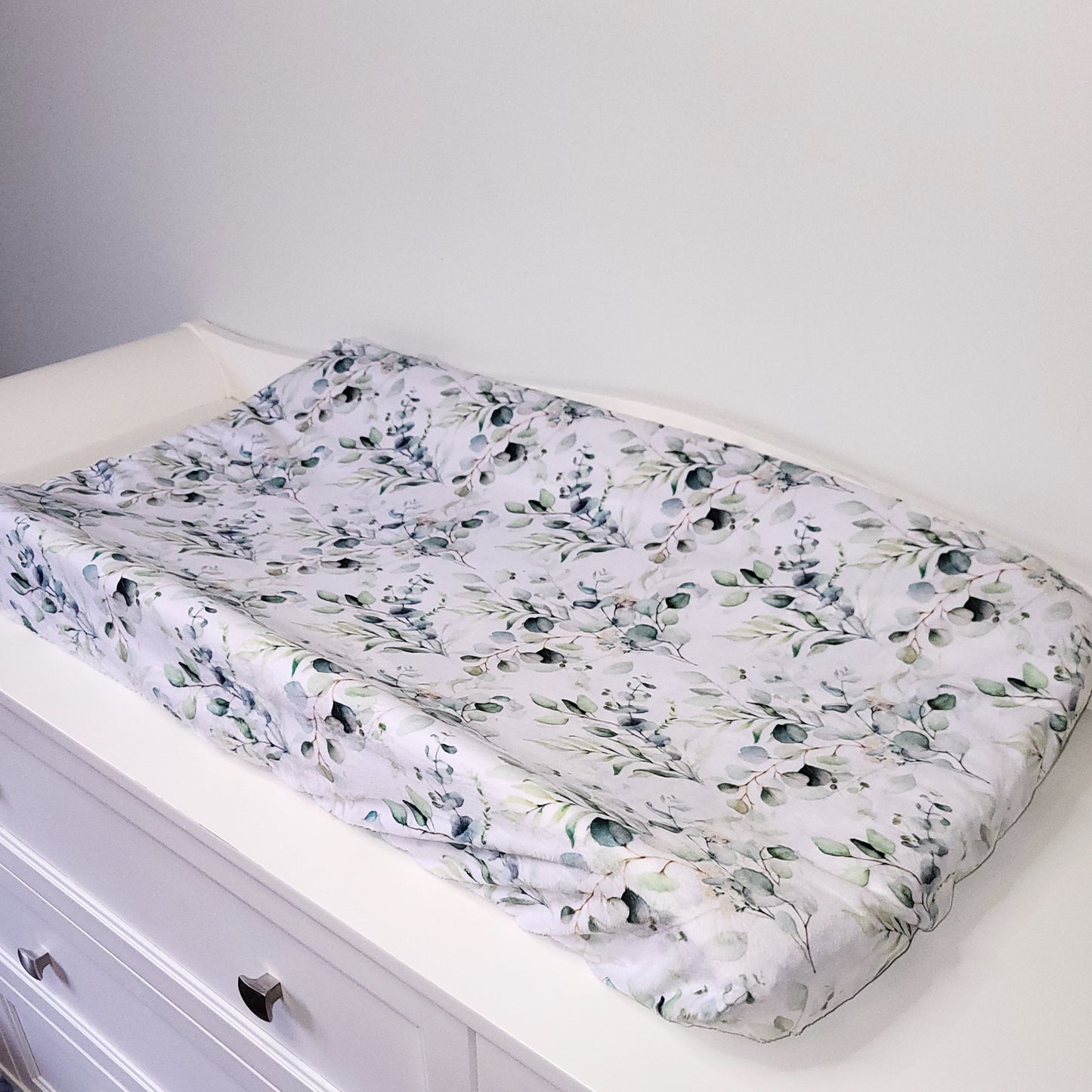 Feuillus et eucalyptus - Housse de matelas à langer