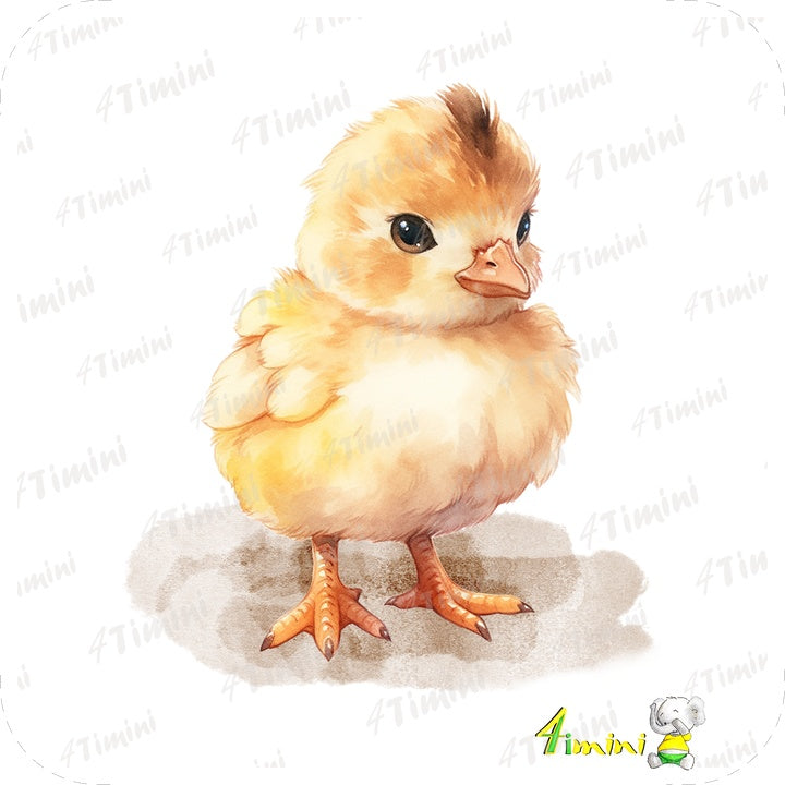 Ensemble de 5 débarbouillettes velours - Bébé de la ferme, la suite