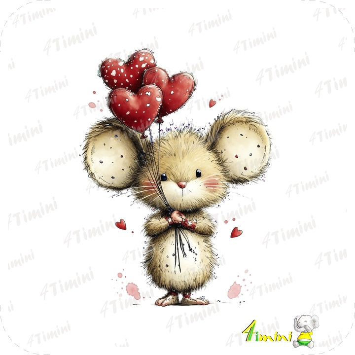 Ensemble de 5 débarbouillettes velours - Livraison de ballons