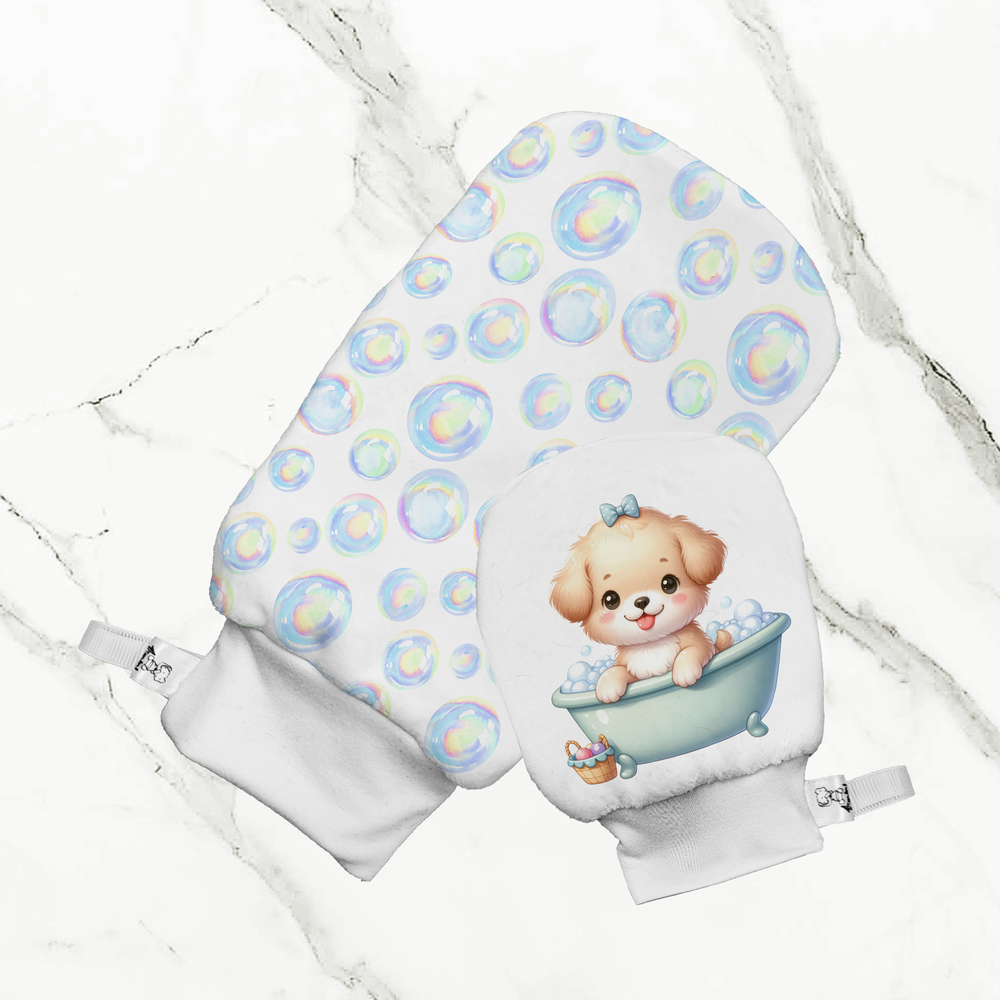 As-tu laver le toutou - Mitaine de bain