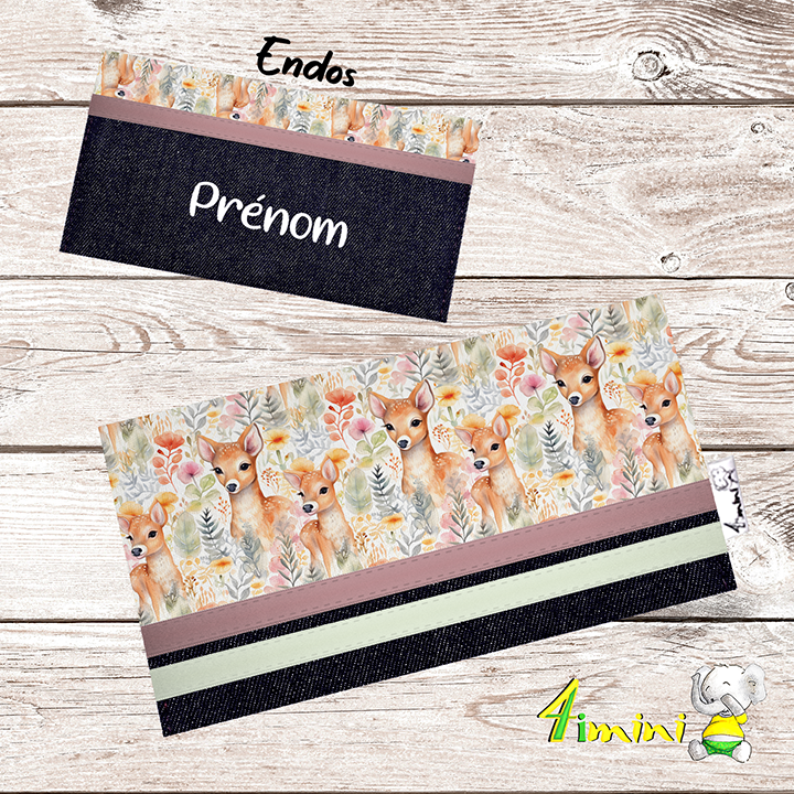 Bambi et fleurs - Protège carnet