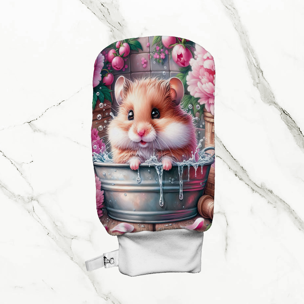 Boule de poil mouillé - Mitaine de bain