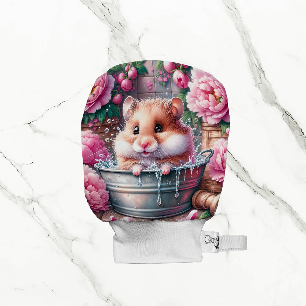 Boule de poil mouillé - Mitaine de bain