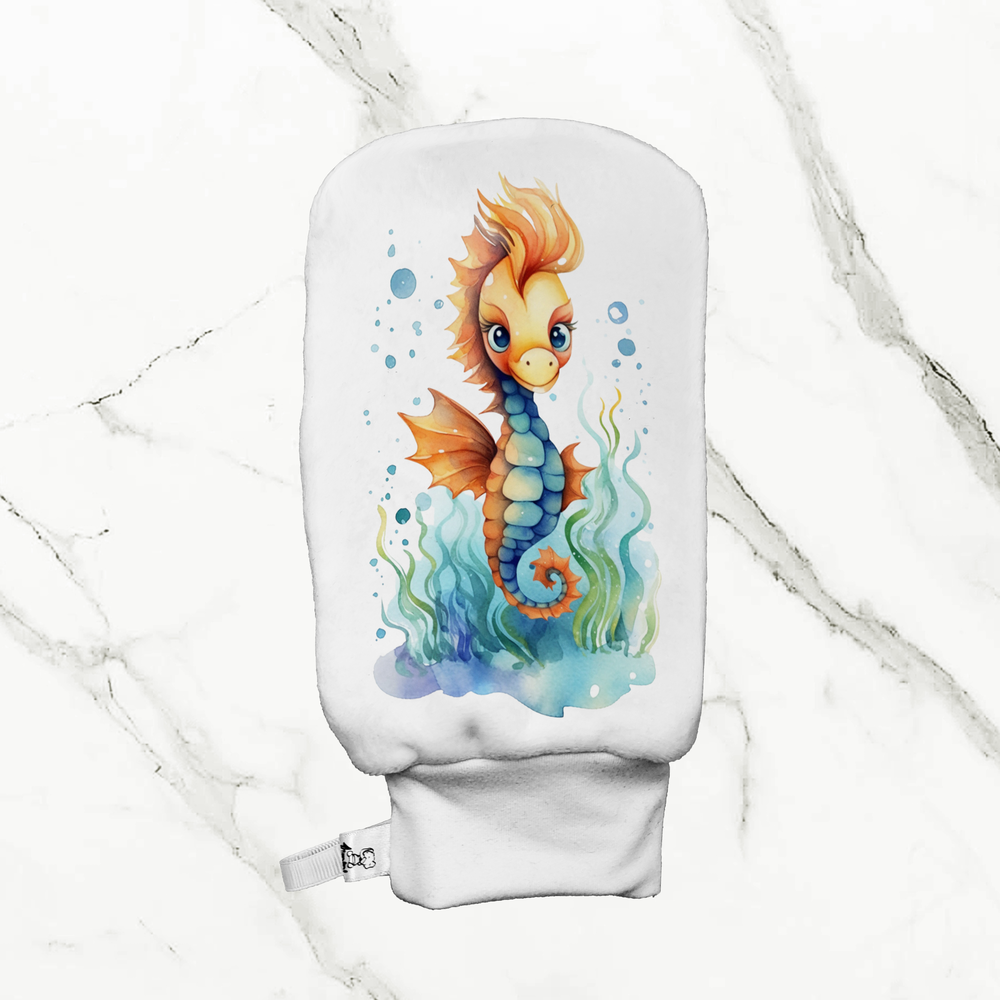 Cheval de mer  - Mitaine de bain