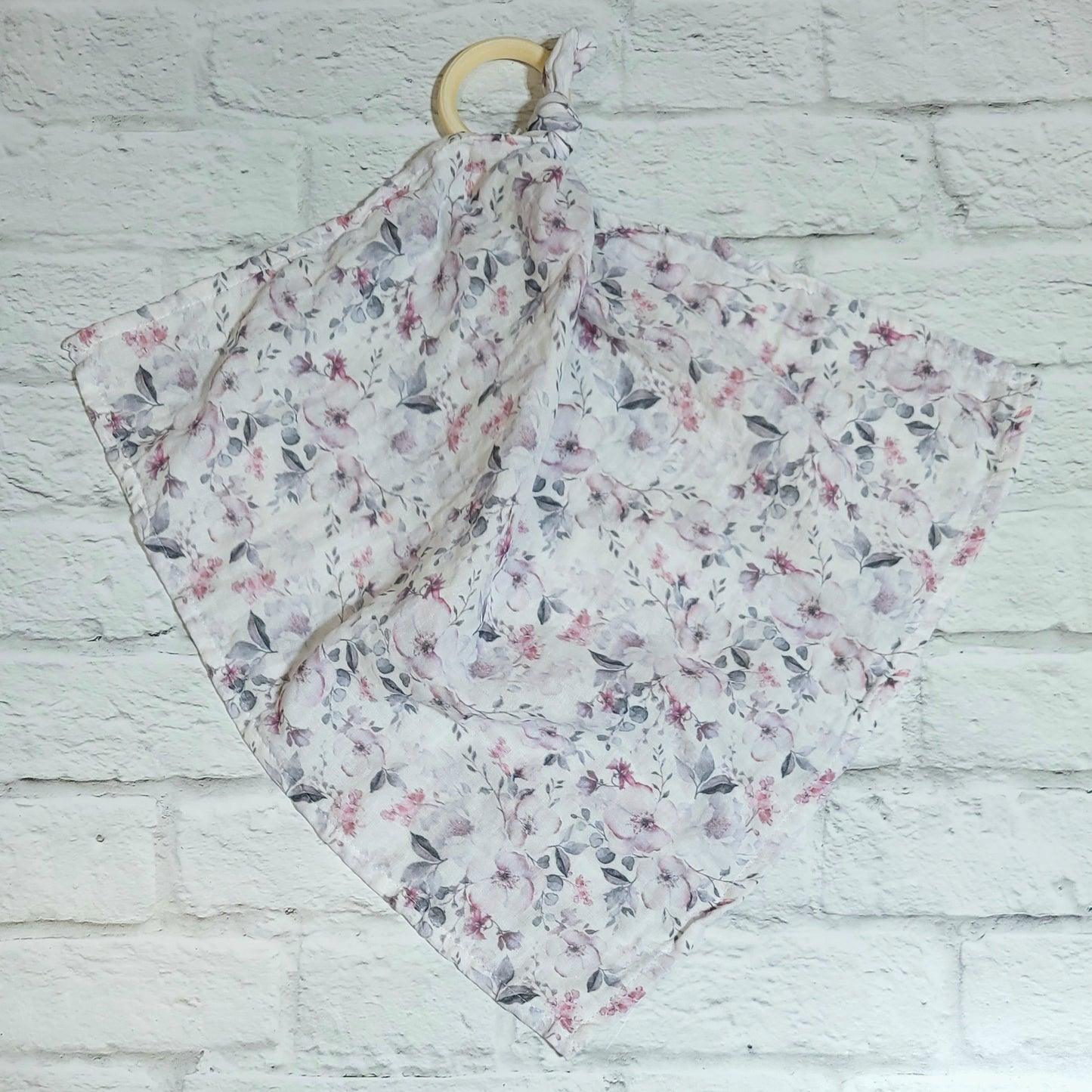 Dendoudou - Floral gris rose
