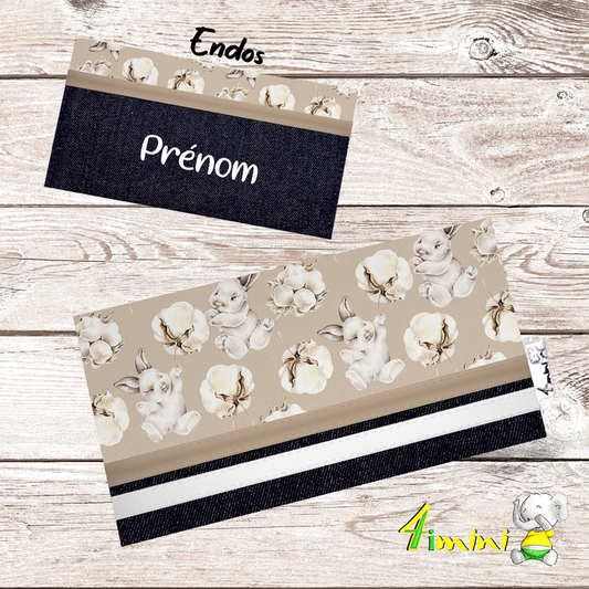 Protège carnet - Doux coton