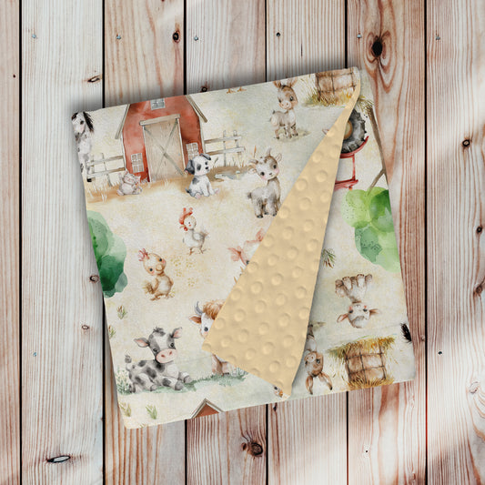 Doudou en minky - Fermette