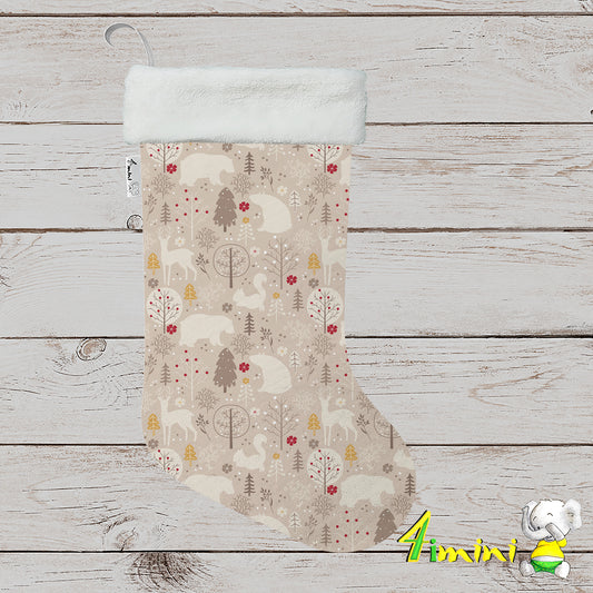 Bas de Noël - Forêt Géométrique