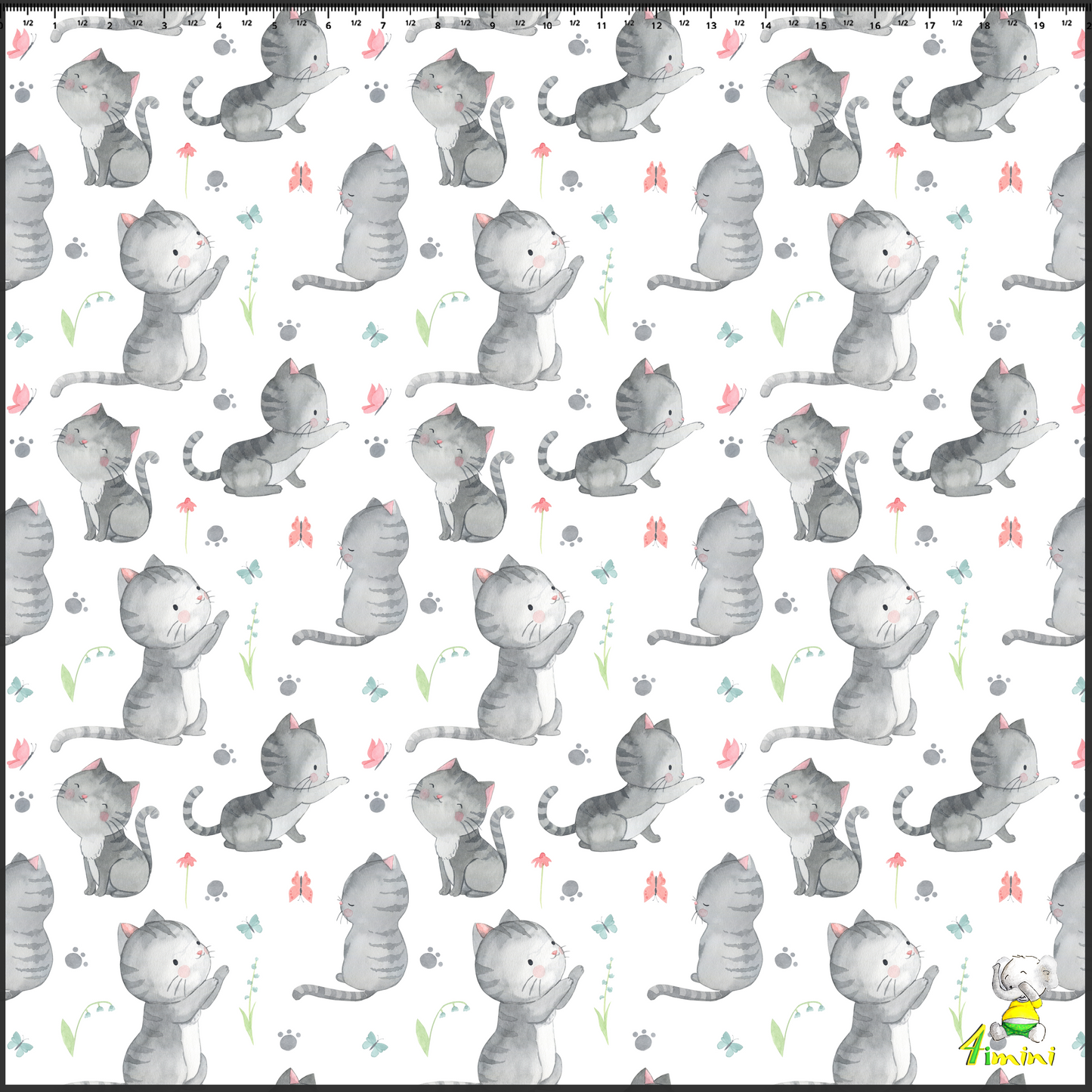 Doudou en minky - Grisou