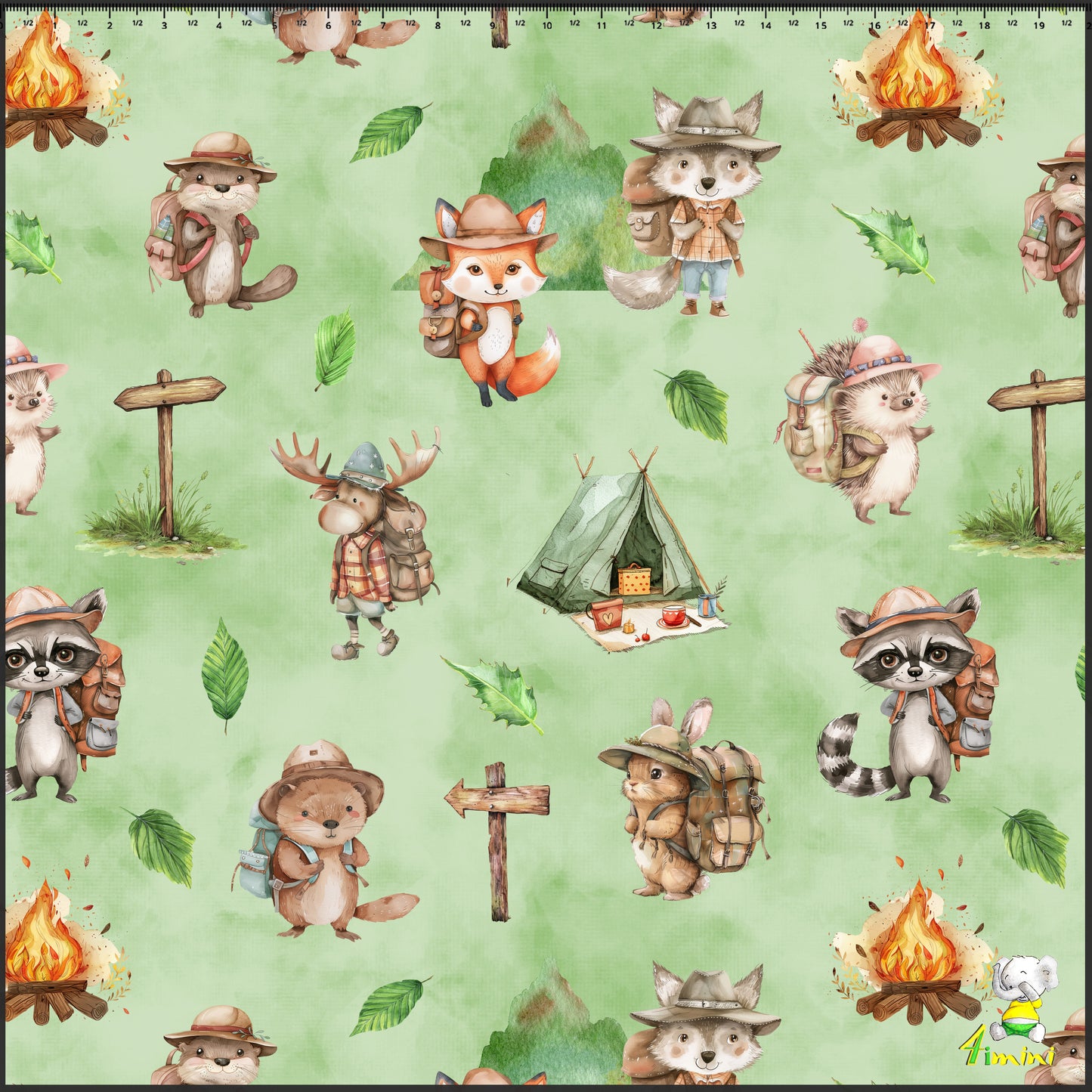Doudou en minky - Les explorateurs de la forêt