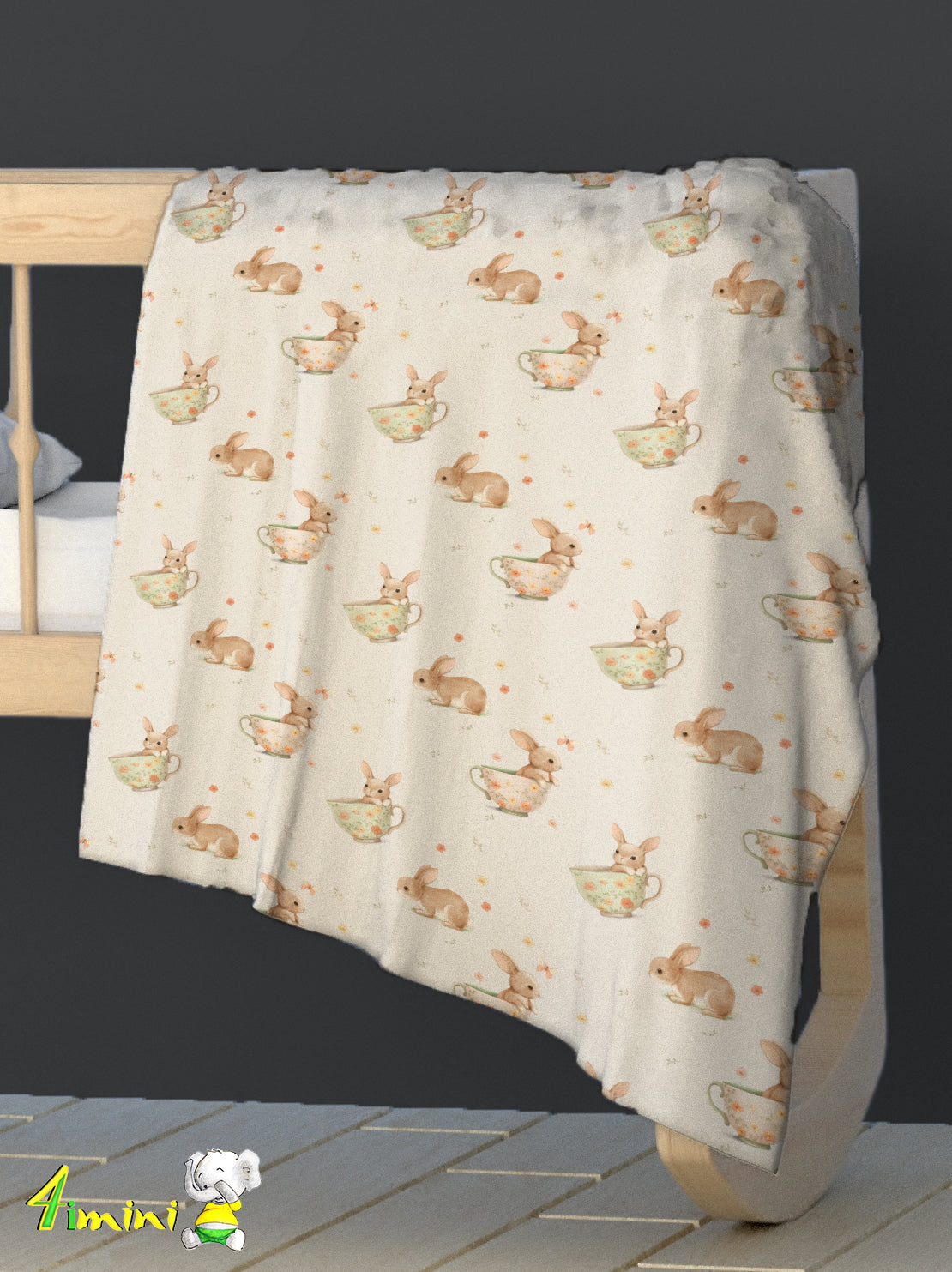 Doudou en velours extensible  - Le thé chez Janette
