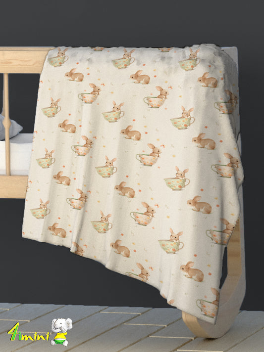 Doudou en velours extensible  - Le thé chez Janette