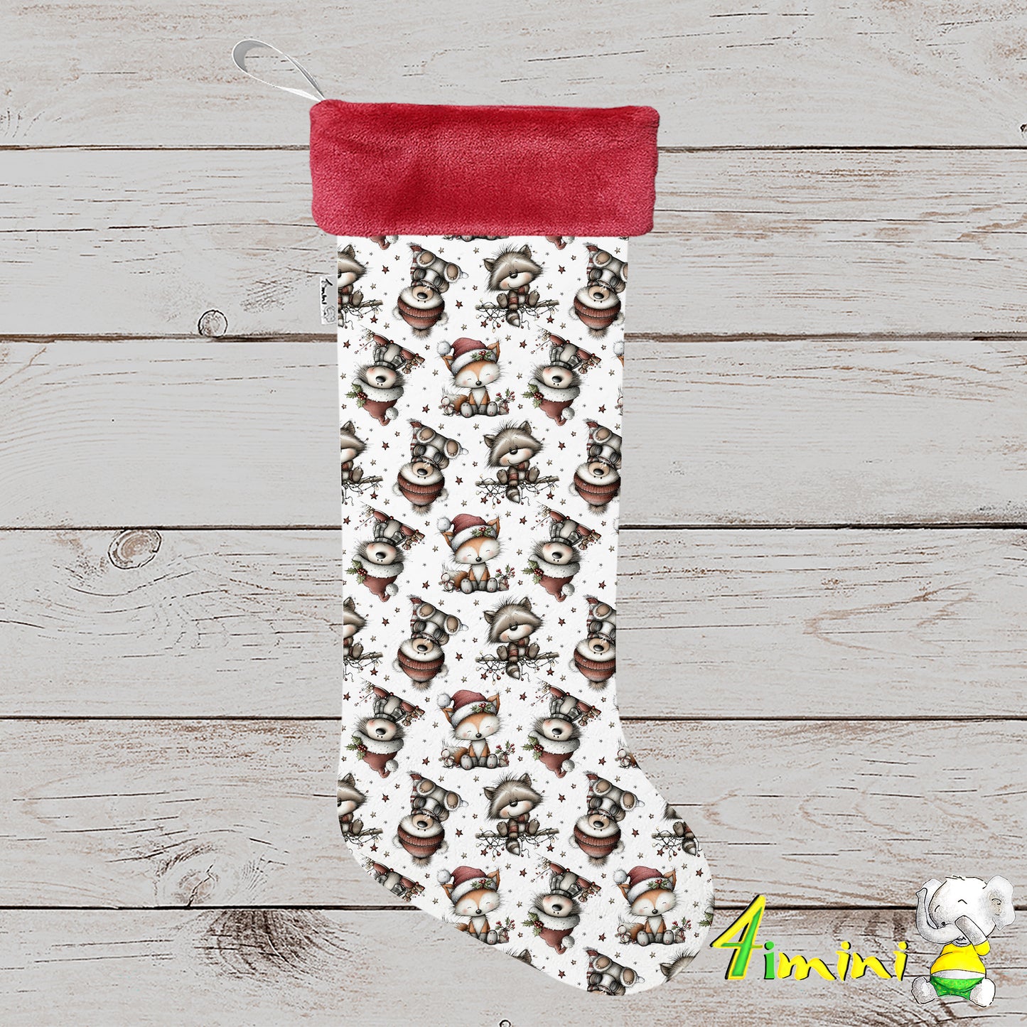 Bas de Noël - Noël chez les woodlands