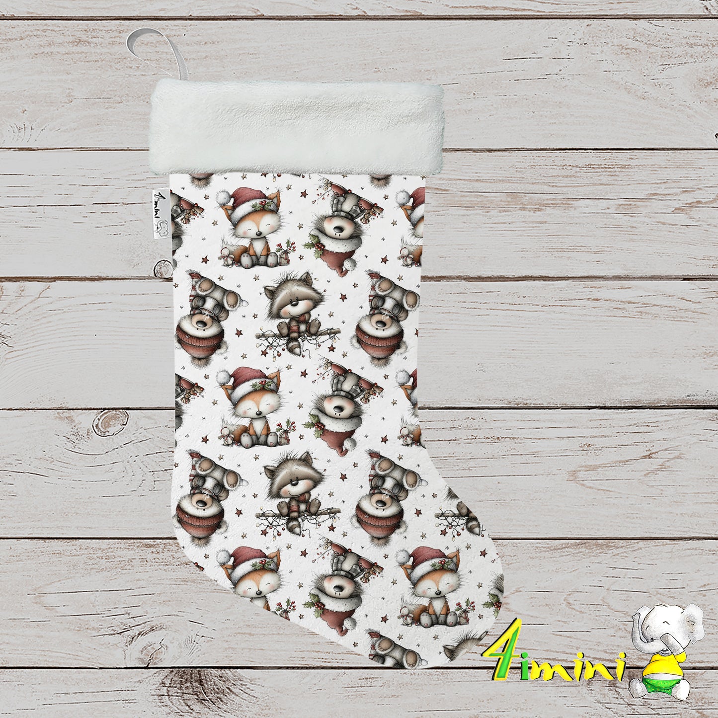 Bas de Noël - Noël chez les woodlands