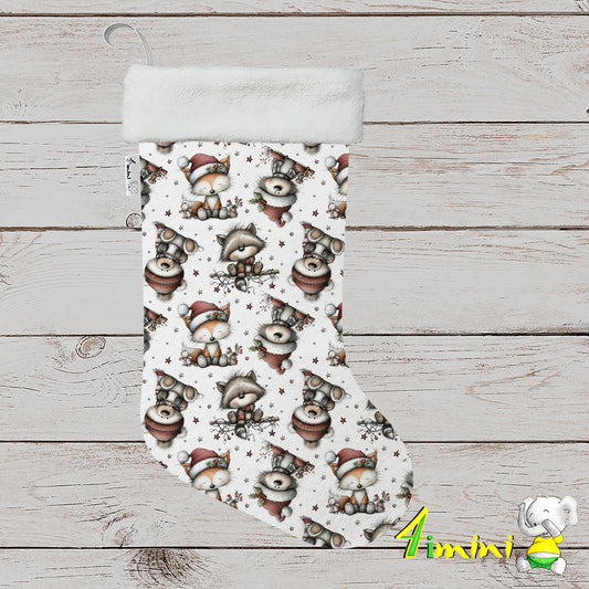 Bas de Noël - Noël chez les woodlands