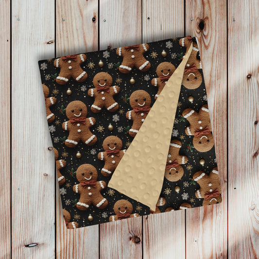 Doudou en minky - Pain d'épices brodé