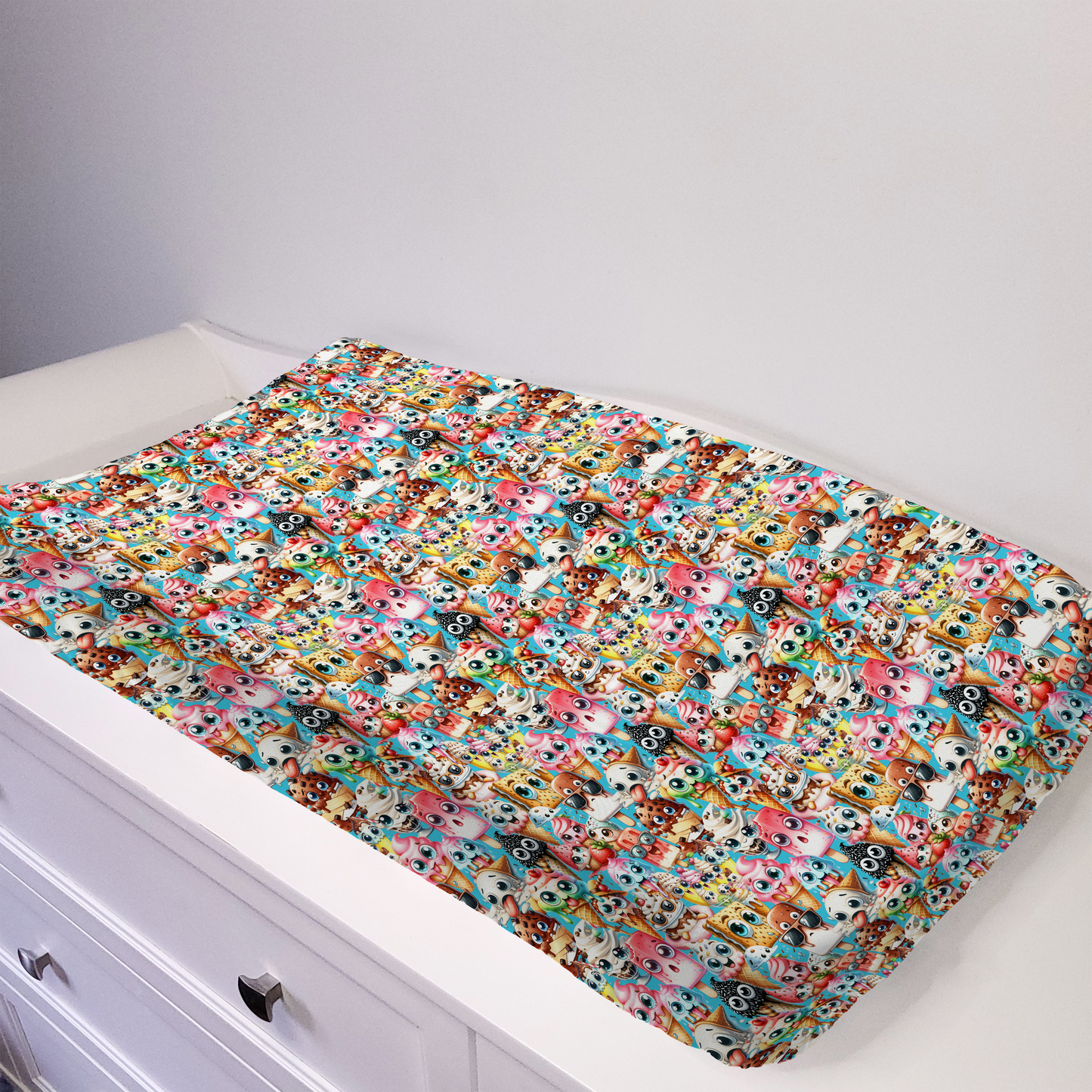 Housse de matelas à langer - Party de glaces