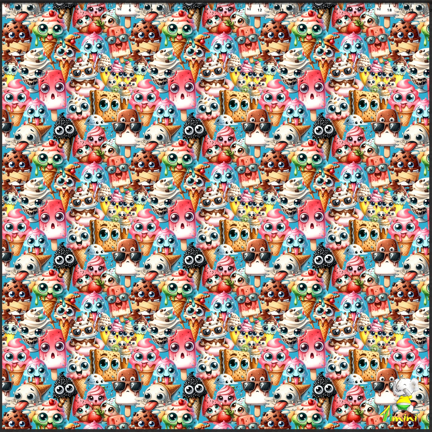 Doudou en minky - Party de glaces