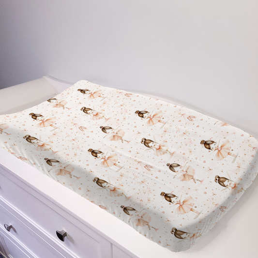 Housse de matelas à langer - Petite ballerine