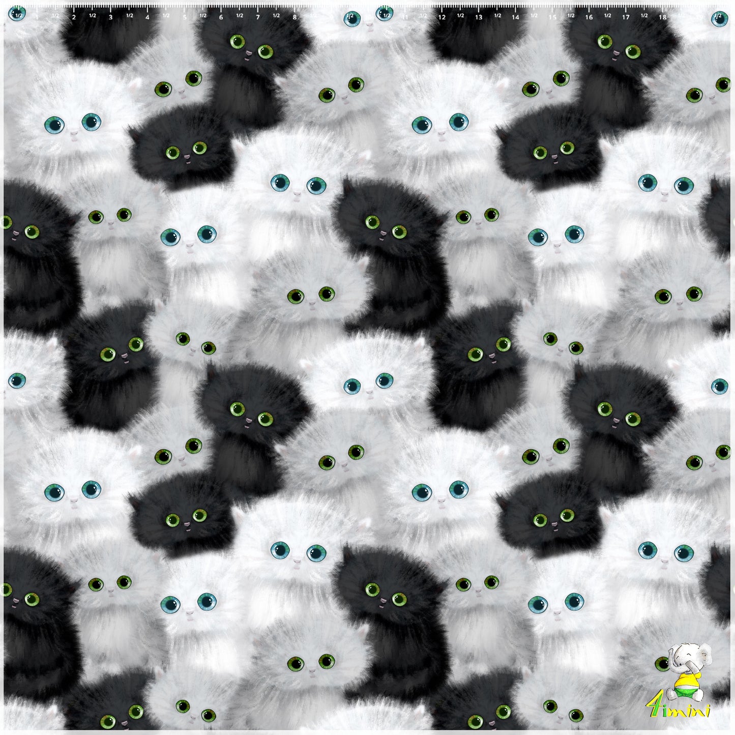 Doudou en minky - Pompons