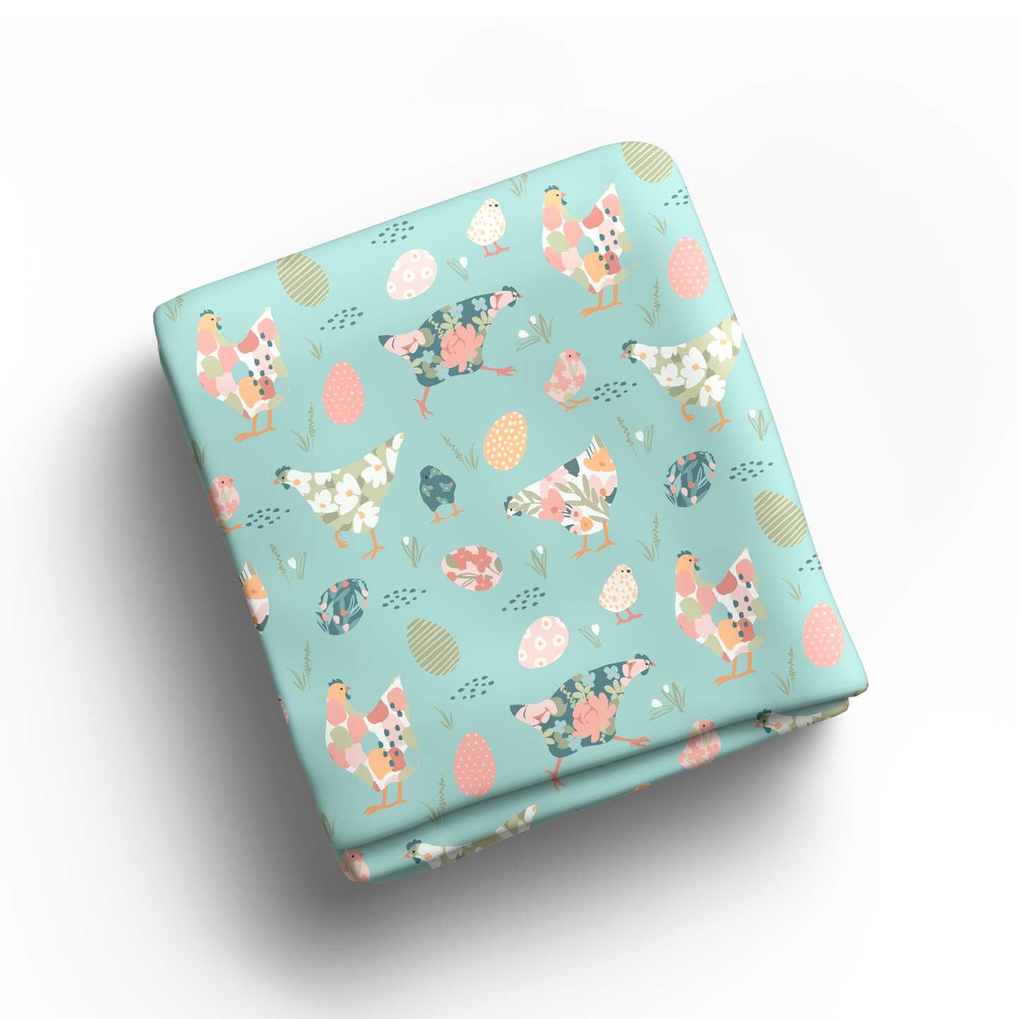 Poulettes fleuris - Mousseline