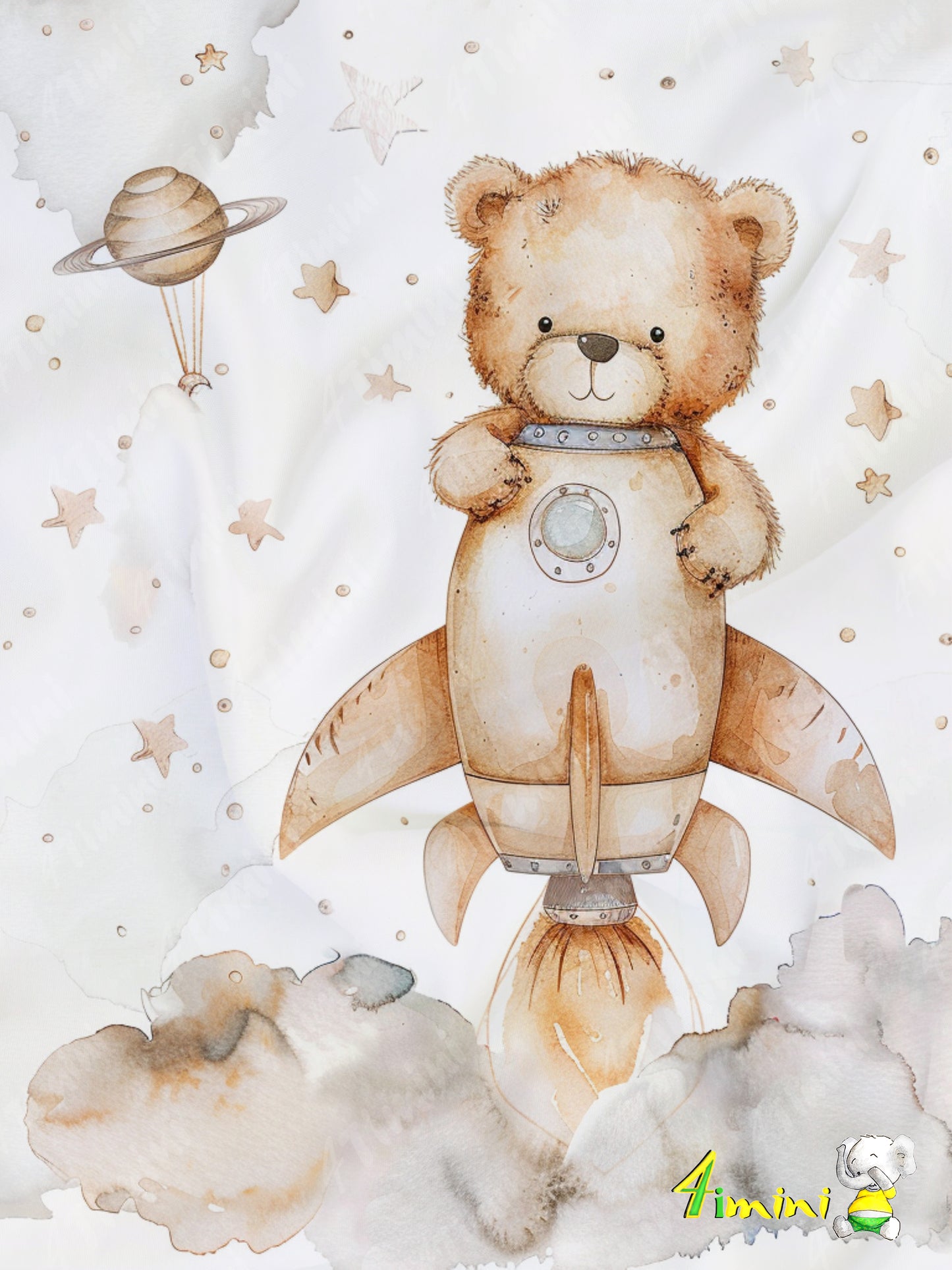 Doudou en velours extensible  - Premier voyage dans l'espace