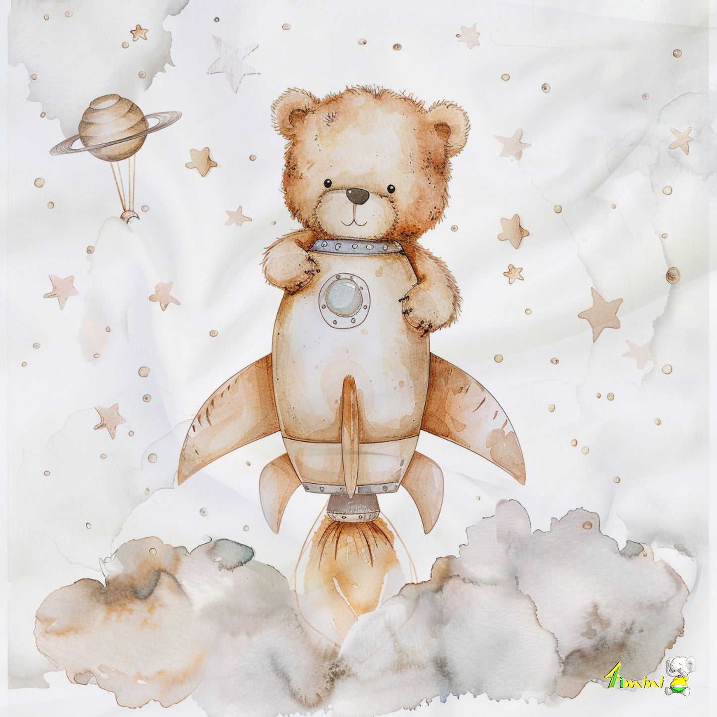 Doudou en velours extensible  - Premier voyage dans l'espace