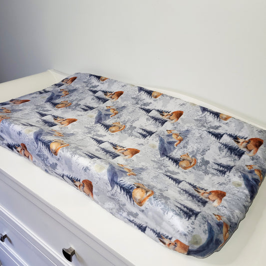Housse de matelas à langer - Renard montagneux