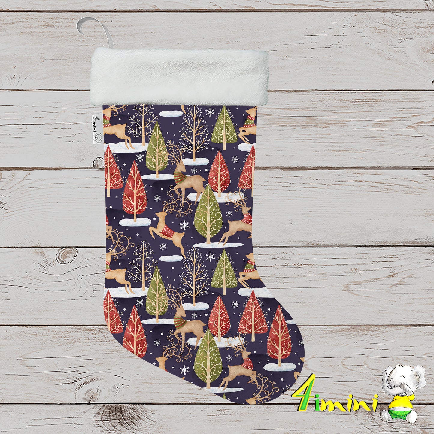 Bas de Noël - Saut du renne