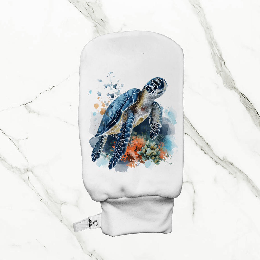 Tortue de mer - Mitaine de bain