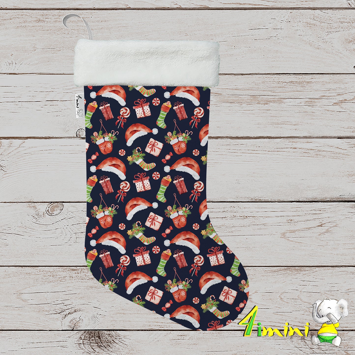 Bas de Noël - Tuques et cadeaux