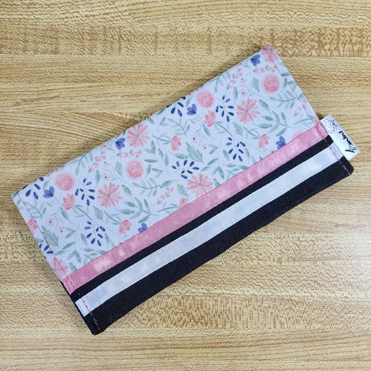 Floral pastel rose - Protège carnet