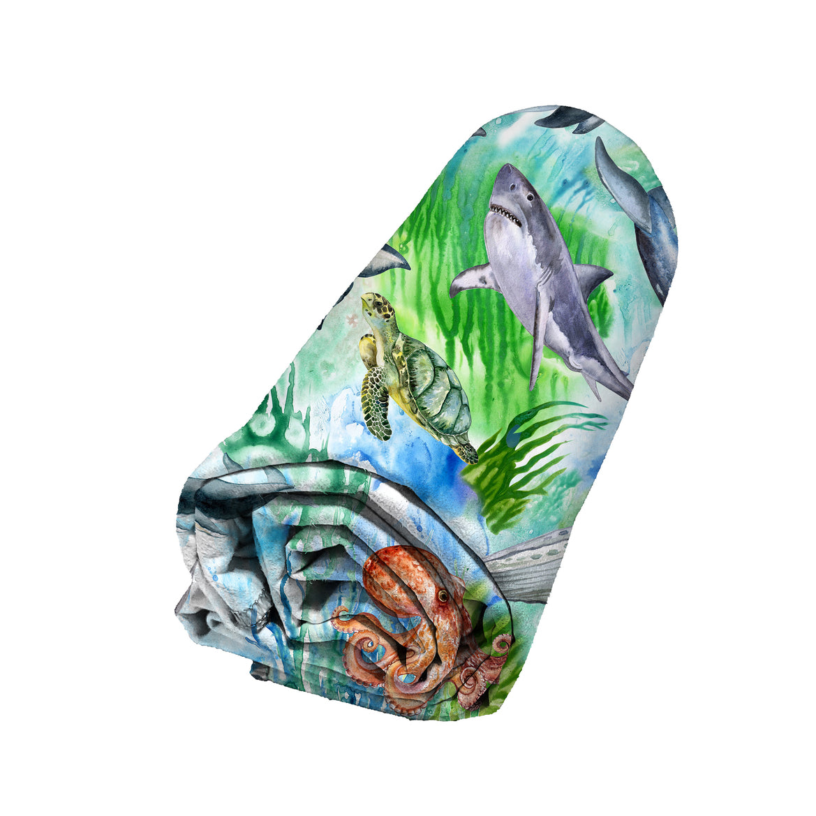 Serviette de plage - Animaux marins