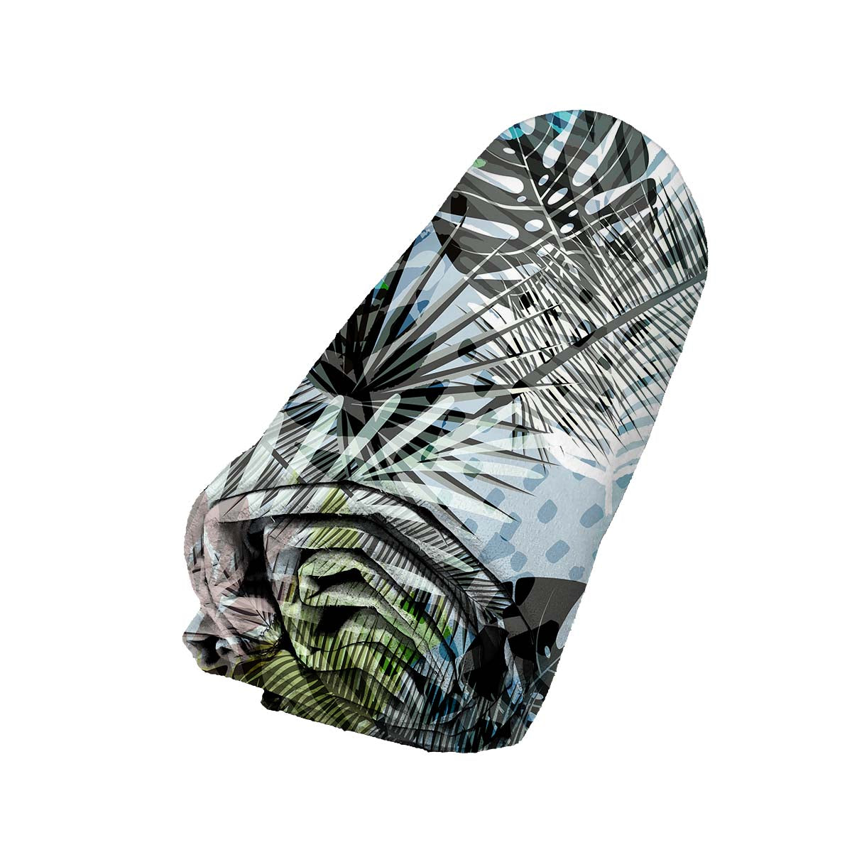 Serviette de plage - L'effet feuillage