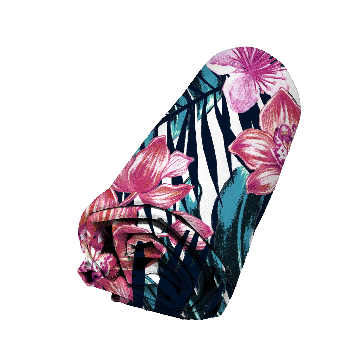 Serviette de plage - Fleur tropicale