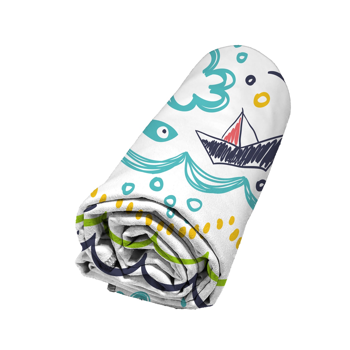 Il était un petit navire  - Petite serviette de plage
