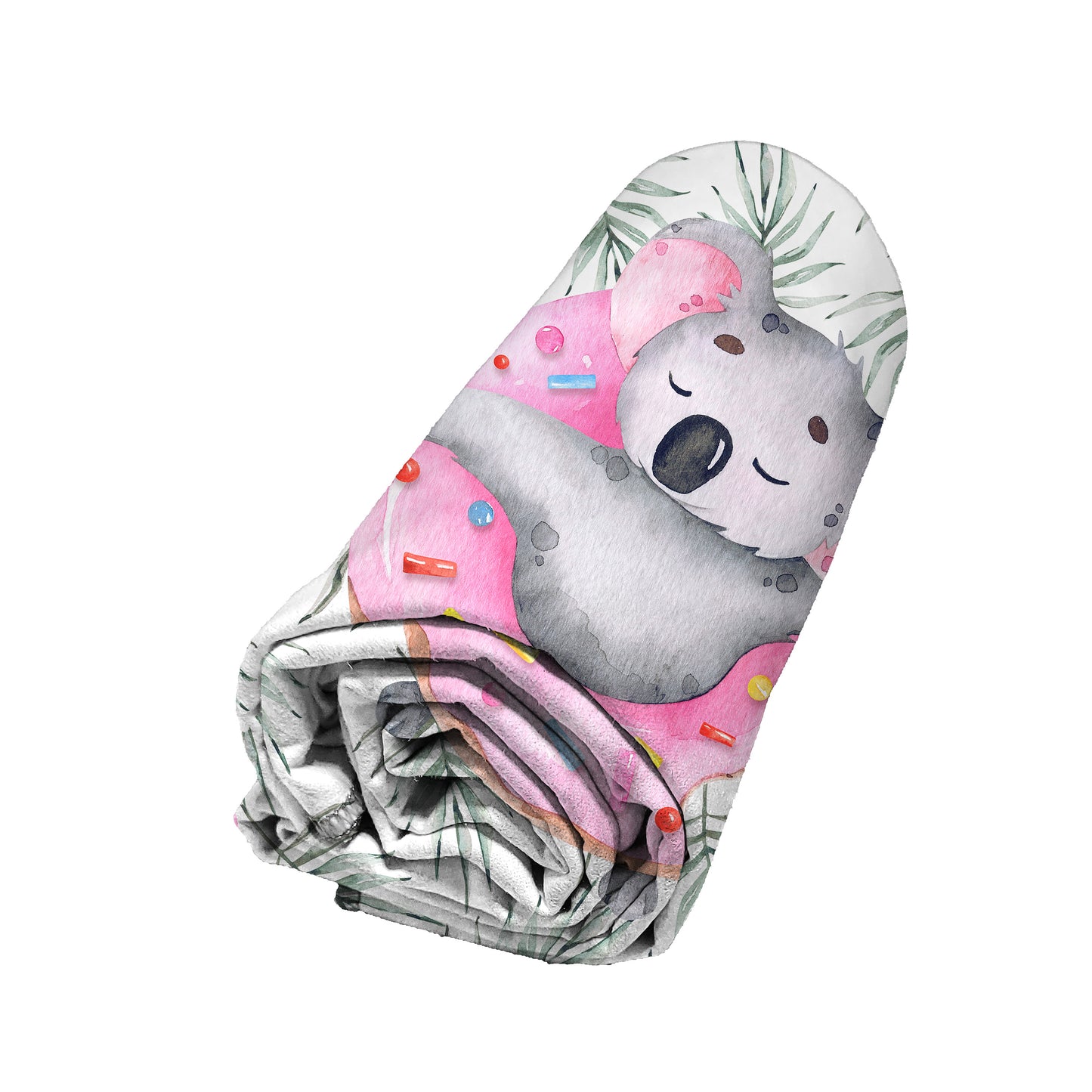 Serviette de plage - Koala sur beignes flottants